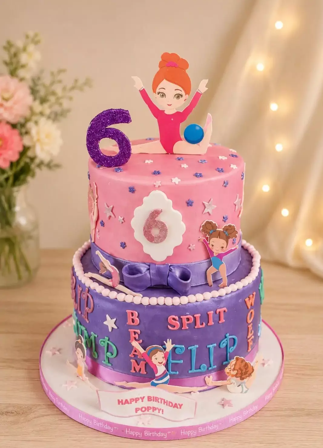Gymnastics Cake
