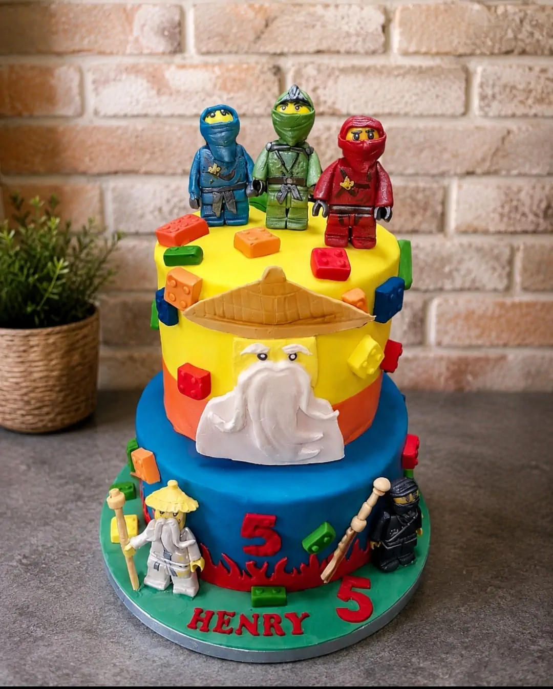 Master of Spinjitzu Cake