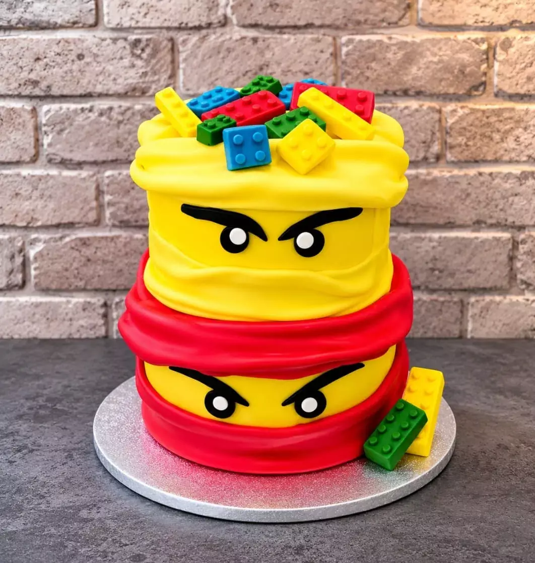 Ninja Brick Quest - Children's cakes