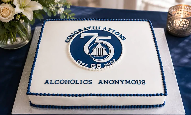 Alcoholics Anonymous -Corporate cake
