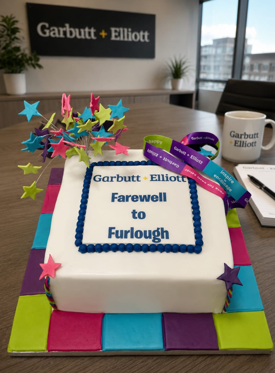 Garbutt and Elliot - Corporate cake