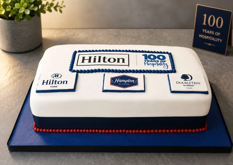 The Hilton - Corporate cake