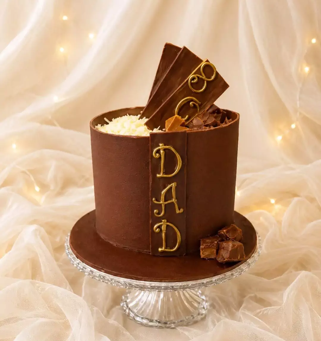 Dad's chocolate indulgence