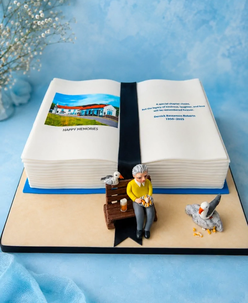 Book of Memories Cake