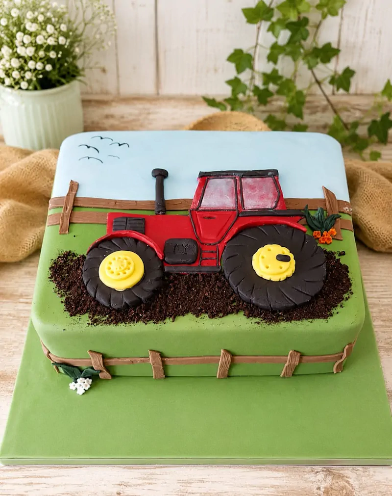 Classic Tractor Cake