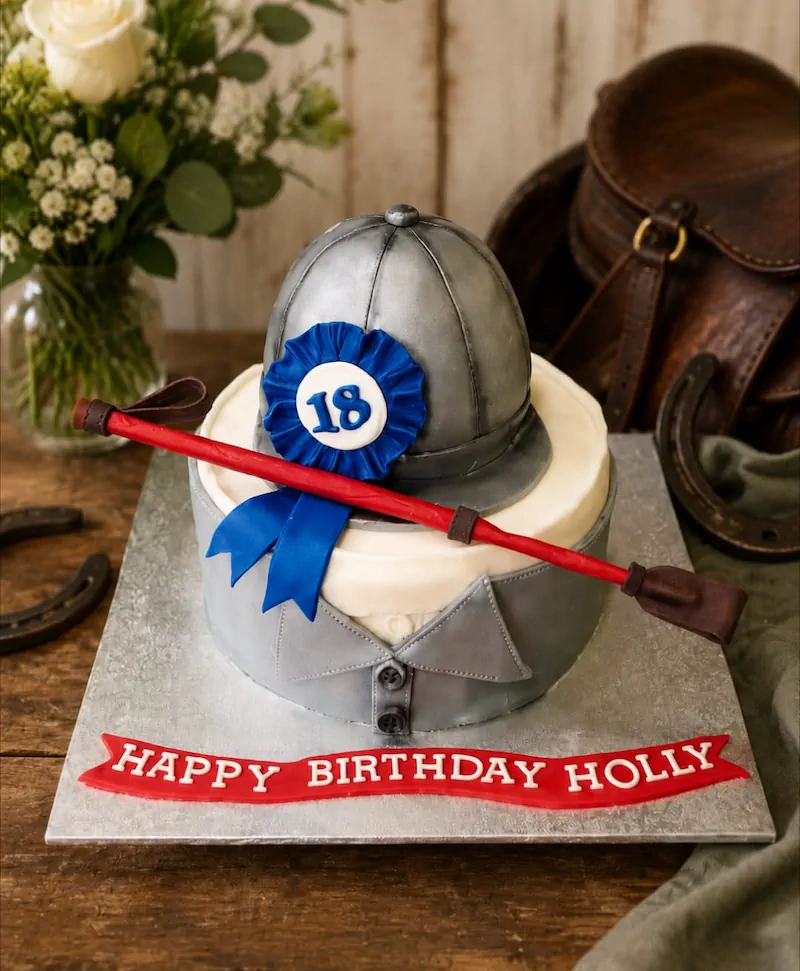 Equestrian Birthday Cake
