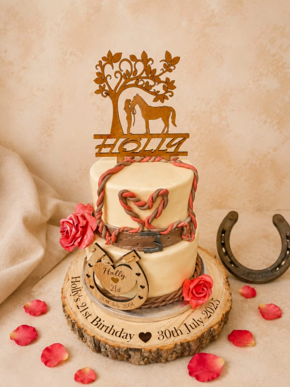 Equestrian Elegance Cake