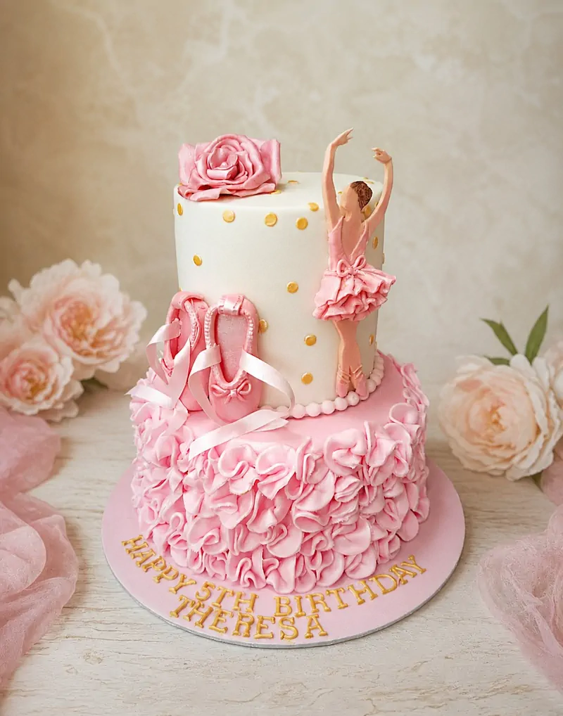 Graceful Ballet Celebration Cake 