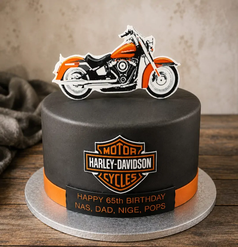 Harley Rider Celebration Cake