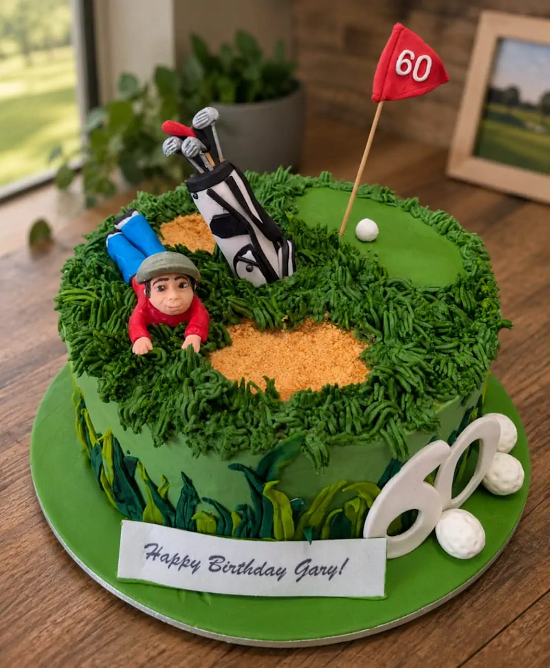 Hole in One Celebration Cake 