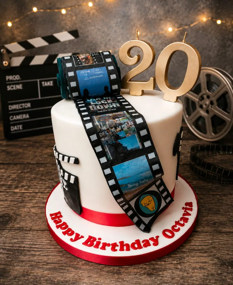 Movie Night Cake
